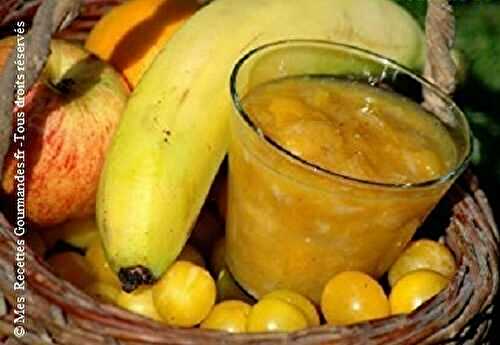 Compote de Mirabelles,Orange et Banane
