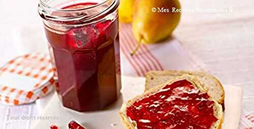 Confiture airelles poires