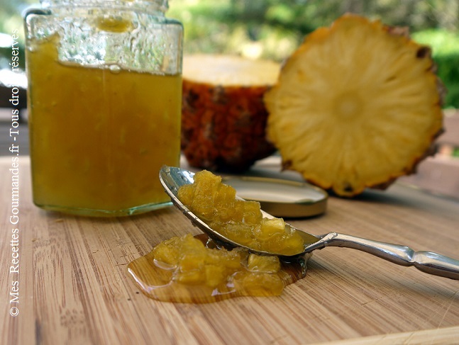 Confiture d' Ananas au Gingembres