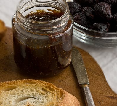 Confiture de figues et de pommes