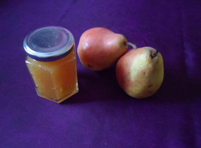 Confiture de poires au gingembre