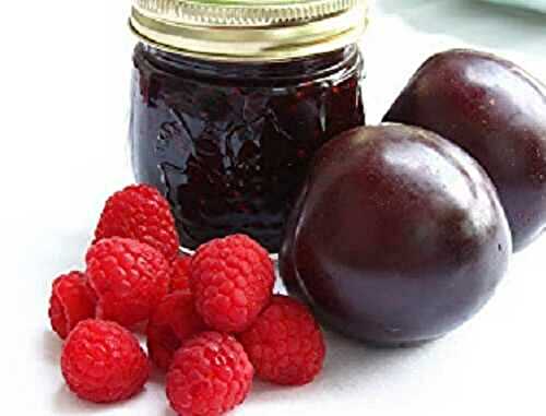 Confiture de Prunes et Framboises aux épices