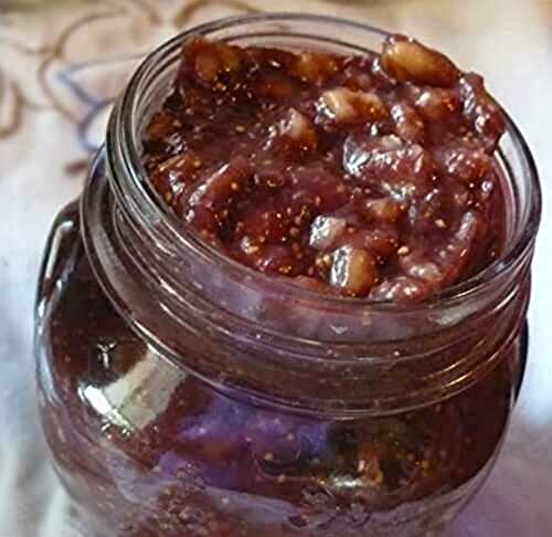 Confiture pomme et figues,