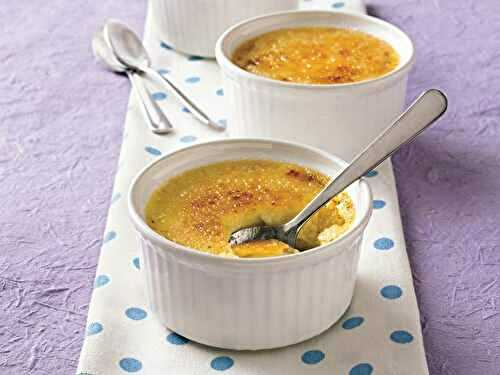 Crème brûlée à l'orange