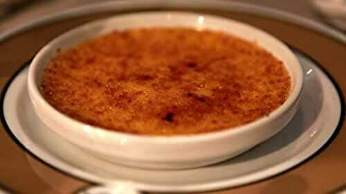 Crème brûlée aux truffes