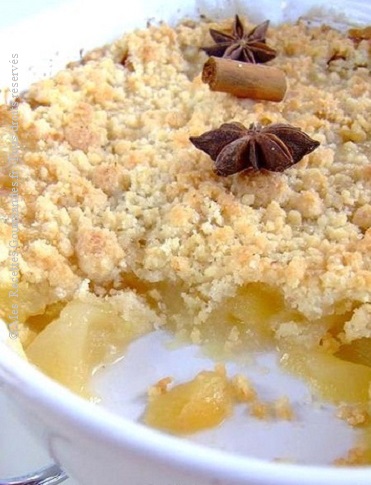 Crumble aux Pommes