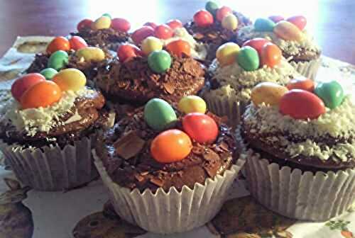 Cupcakes de Pâques au chocolat