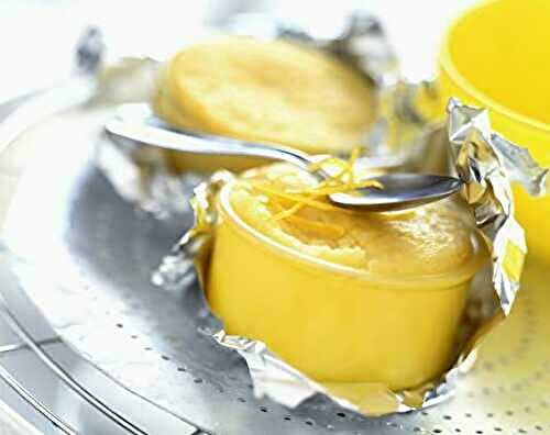 Flan de fromage blanc au citron