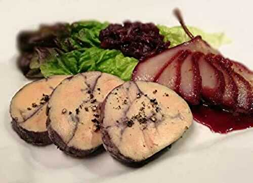 Foie gras au vin rouge