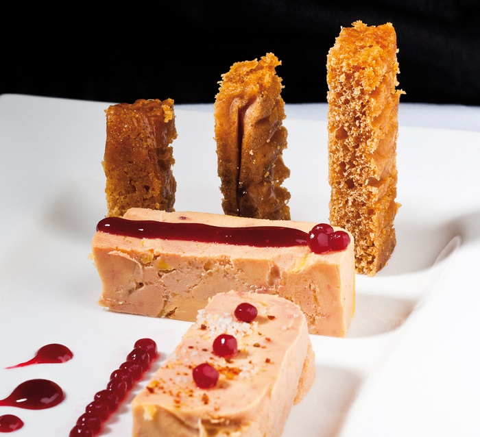 Foie gras cru au Chutney de canneberges