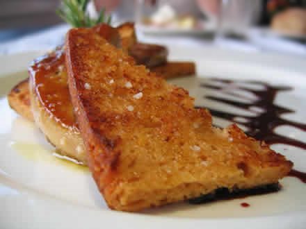 Foie gras poêlé et pain d'épices