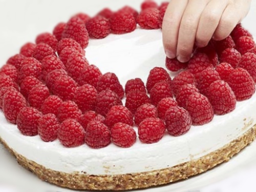 Gâteau aux framboises