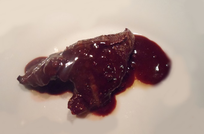 Gibier sauce cassis