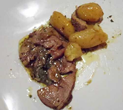 Gigot d’agneau au miel  et gingembre