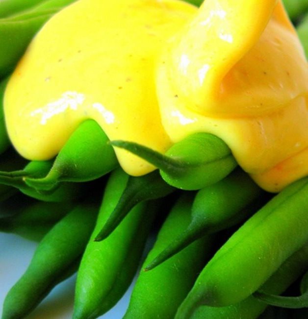 Haricots vert sauce Hollandaise