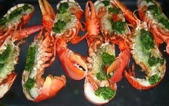 Homard grillé au beurre anisé