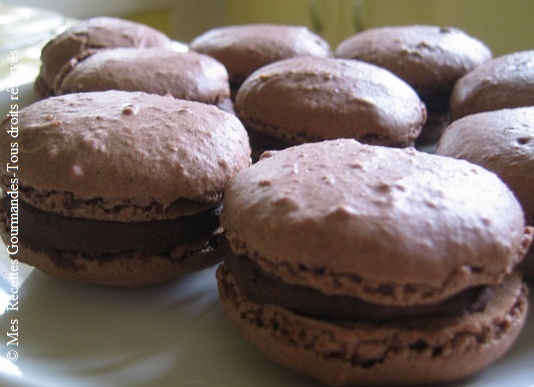 Macarons au chocolat