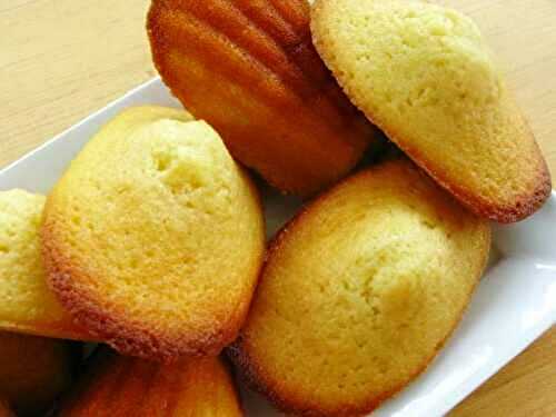 Madeleines au citron