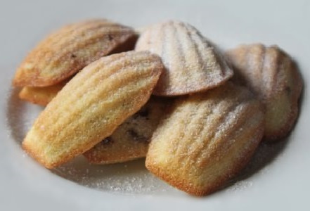 Madeleines aux pépites de chocolat