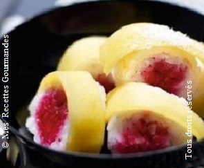 Makis de mangue et framboises