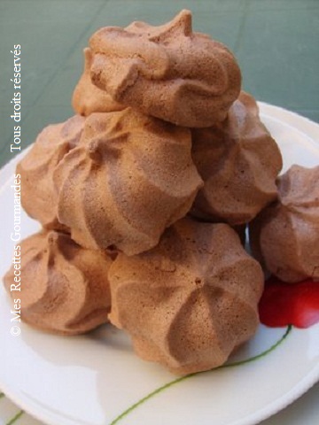 Meringues au chocolat