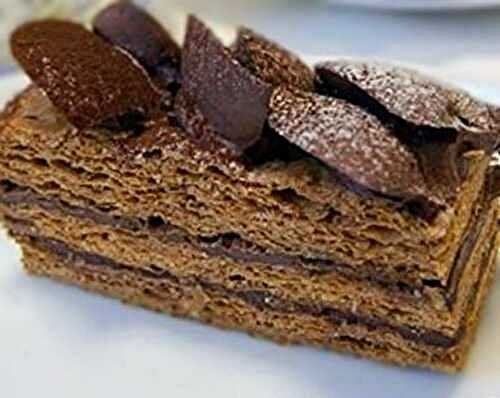 Mille-feuille facile au chocolat