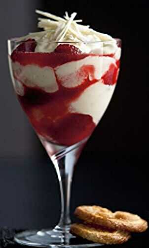 Mousse de fromage blanc aux framboises