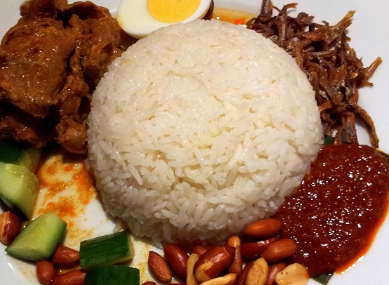 Nasi Lema, riz au lait de coco