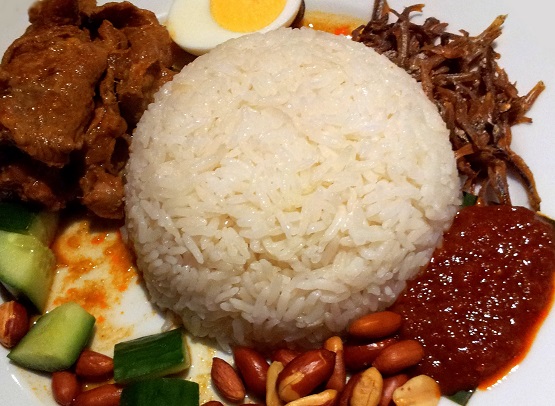 Nasi Lema, riz au lait de coco