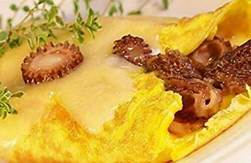 Omelette aux herbes, Sauce aux Morilles