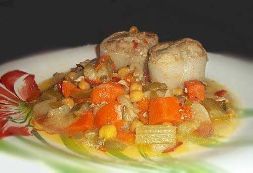 Paupiettes de veau aux petits légumes