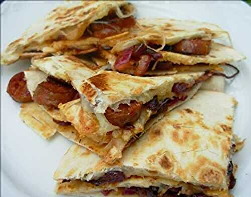 Quesadillas au Chorizo et Fromage