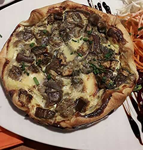 Quiche aubergines