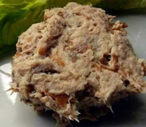 Rillettes de maquereaux a la mayonnaise aux baies roses,