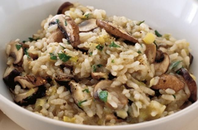 Risotto aux champignons variés