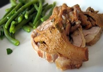 Rôti de veau aux girolles