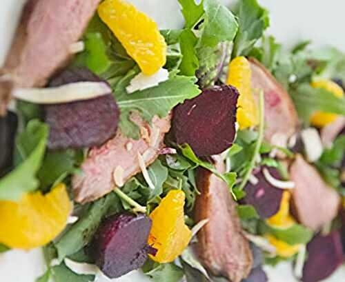 Salade de canard, Betteraves et oranges