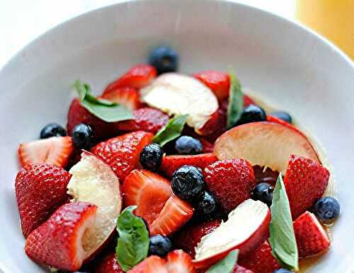 Salade de fruits au poivre de Sichuan