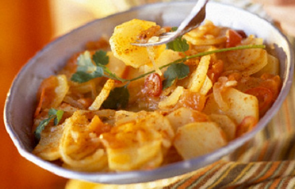 Salade de pommes de terre à la marocaine