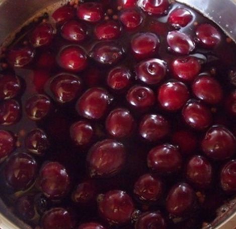 Sauce aux cerises, version avec macération