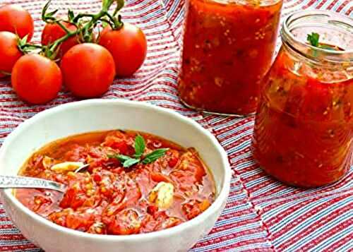 Sauce tomate au basilic