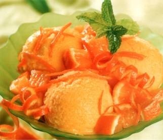 Sorbet à l’orange