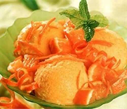 Sorbet à l’orange