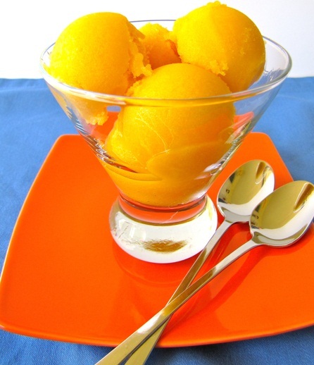 Sorbet à la mangue