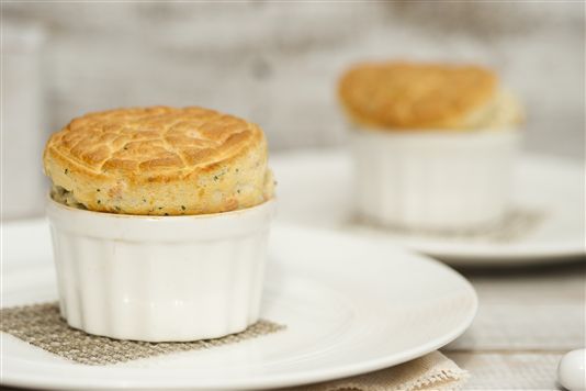 Soufflés au foie gras