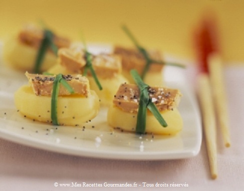 Sushis de Rattes au Foie Gras