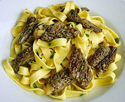 Tagliatelles aux morilles