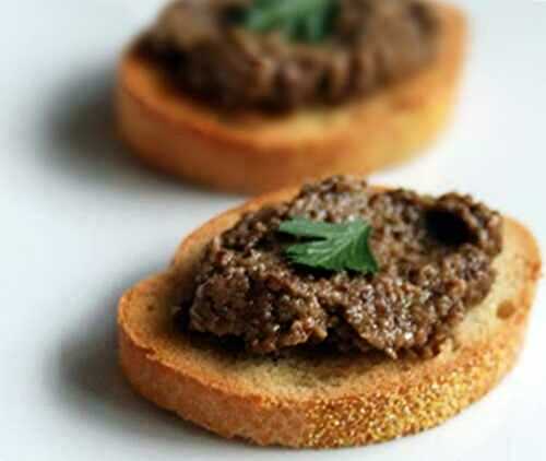 Tapenade d'anchois et olives noires