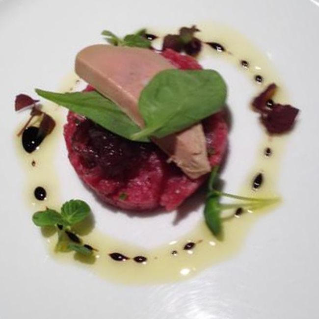 Tartare de Bœuf  et foie gras