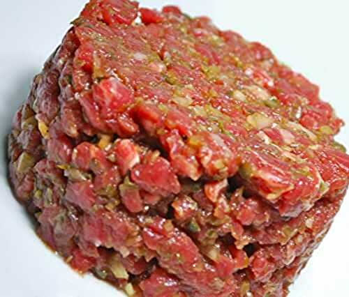 Tartare de bœuf maison